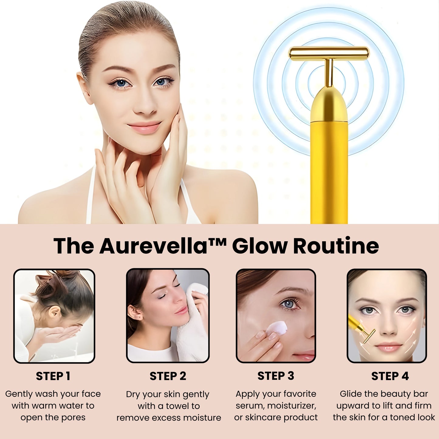 Aurevella™ 24K Face Sculpting Bar